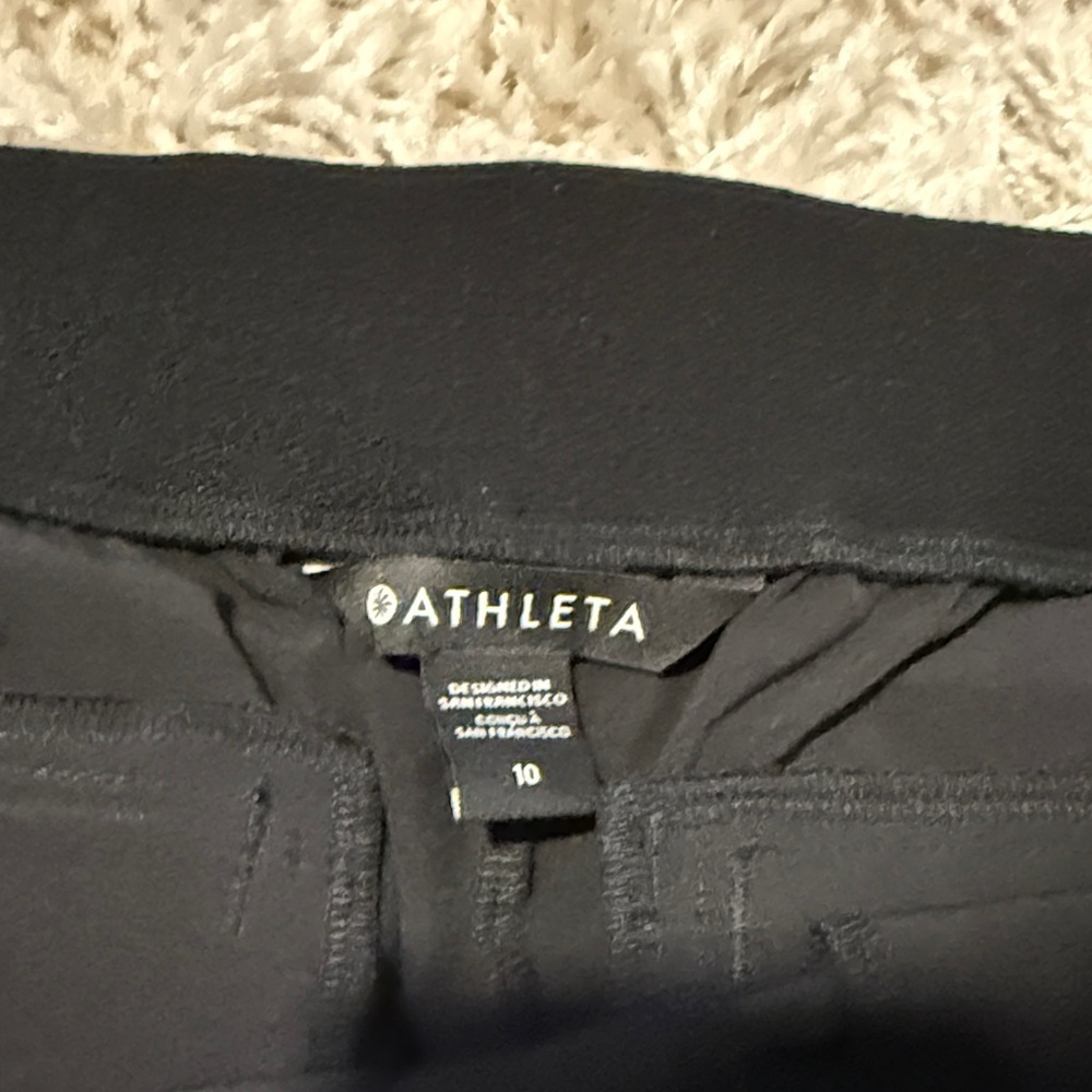 Athleta Vienna Slim Pant Stretch Slim Fit Activewear Trouser Size 10 Athleisure - Picture 4 of 7